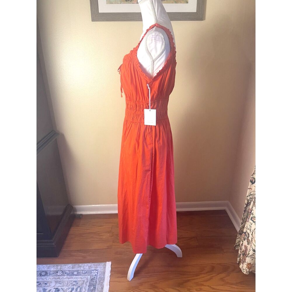 NWT Lauren Conrad Womens Smocked Maxi Sundress Sz S Ruffles Feminine Coquette - Picture 6 of 13